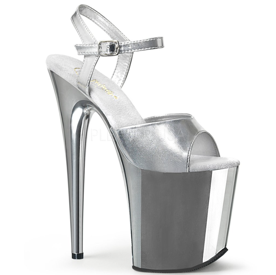 Womens Glitter Party Club Platform Ankle Strap Sandals High Heels Fashion  Shoes | eBay