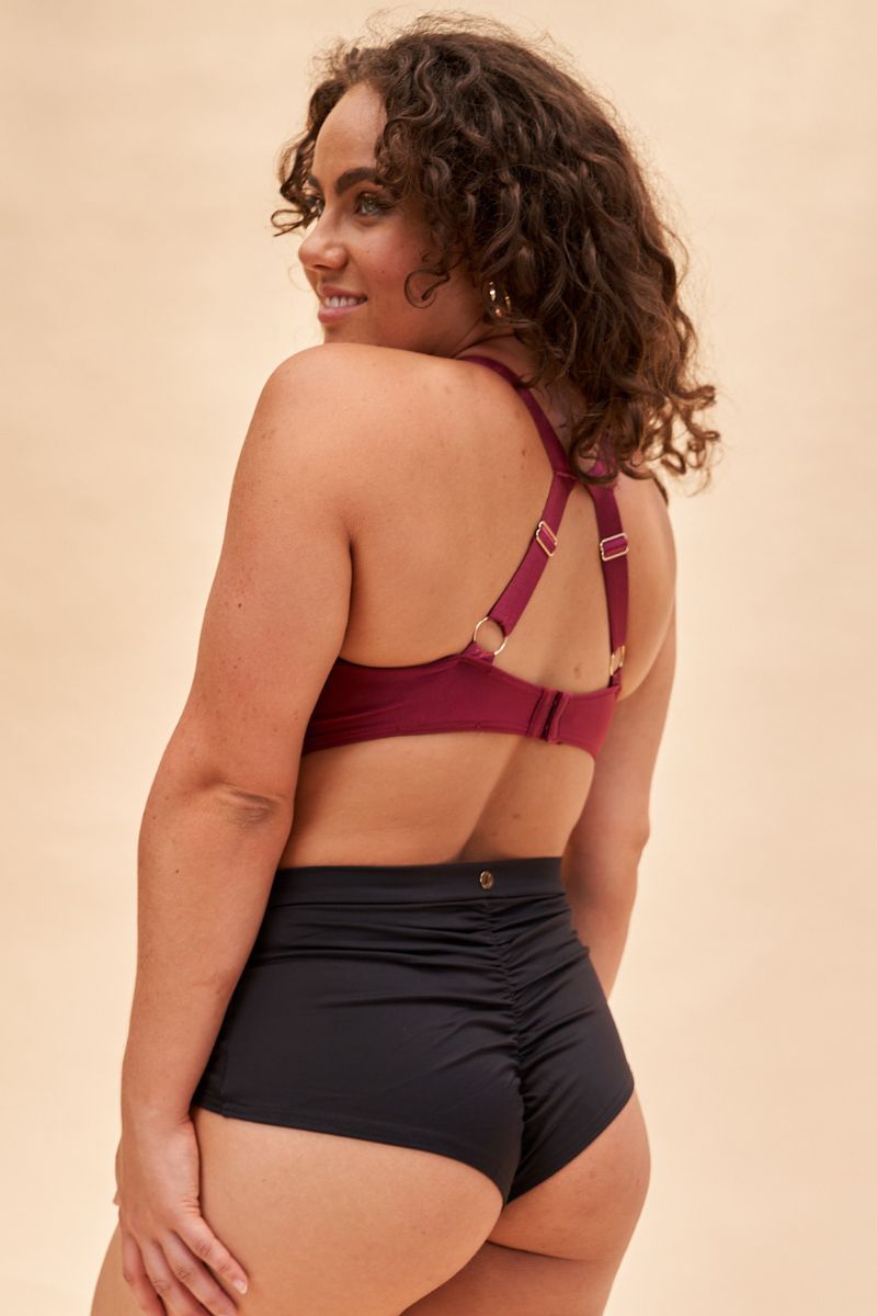 Lunalae Scarlett Top - Recycled Burgundy