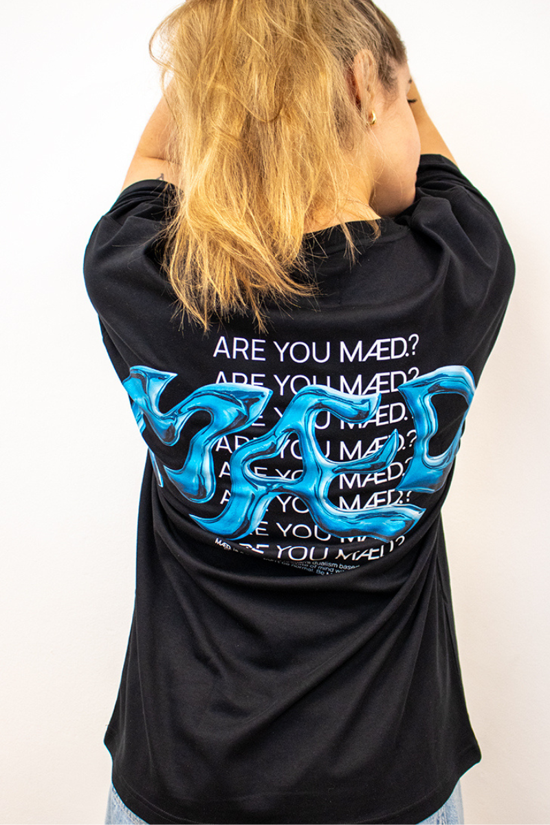 MÆD Liquid T-Shirts- Black