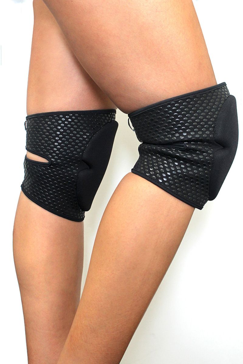 Lunalae Sticky Silicone Kneepads - Black