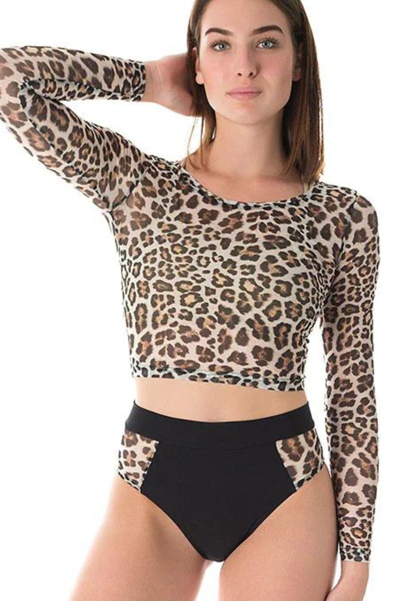 Dragonfly Molly Shorts - Leopard Mesh-Dragonfly-Pole Junkie