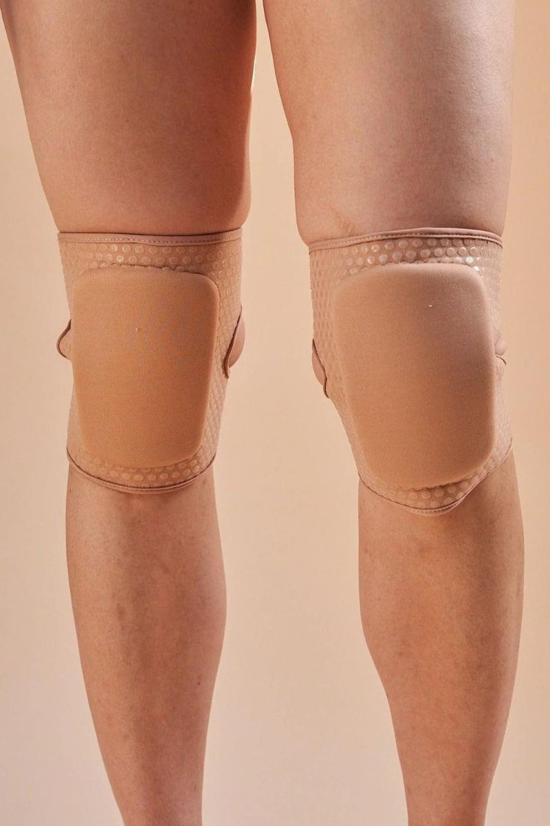 Lunalae Velcro Sticky Grip Kneepads - Sand