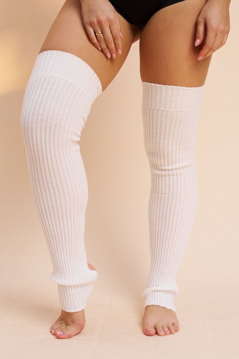 Lunalae Leg Warmers - White