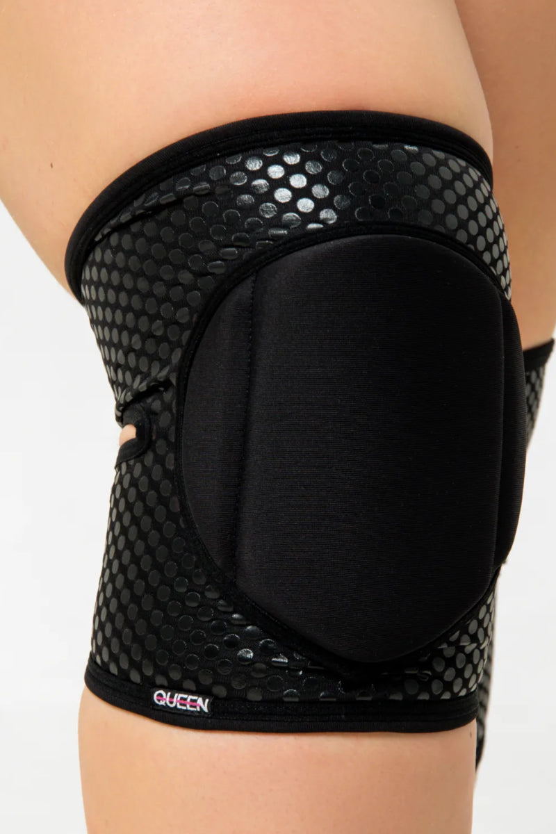 Queen Grippy Kneepads - Sleek Black