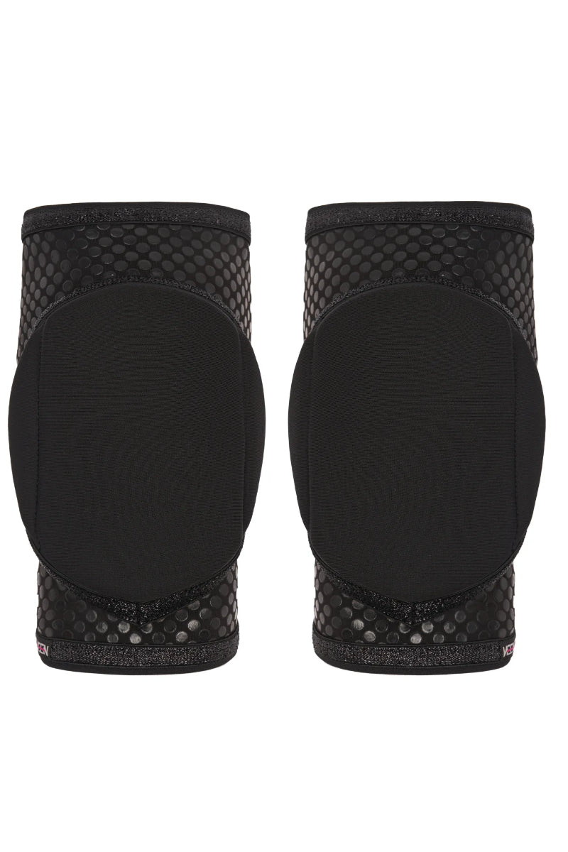 Queen Grippy Kneepads - Black Sparkle