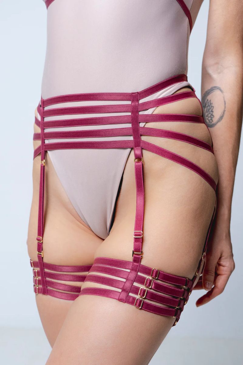 Sorte NYX Harness Belt - Burgundy