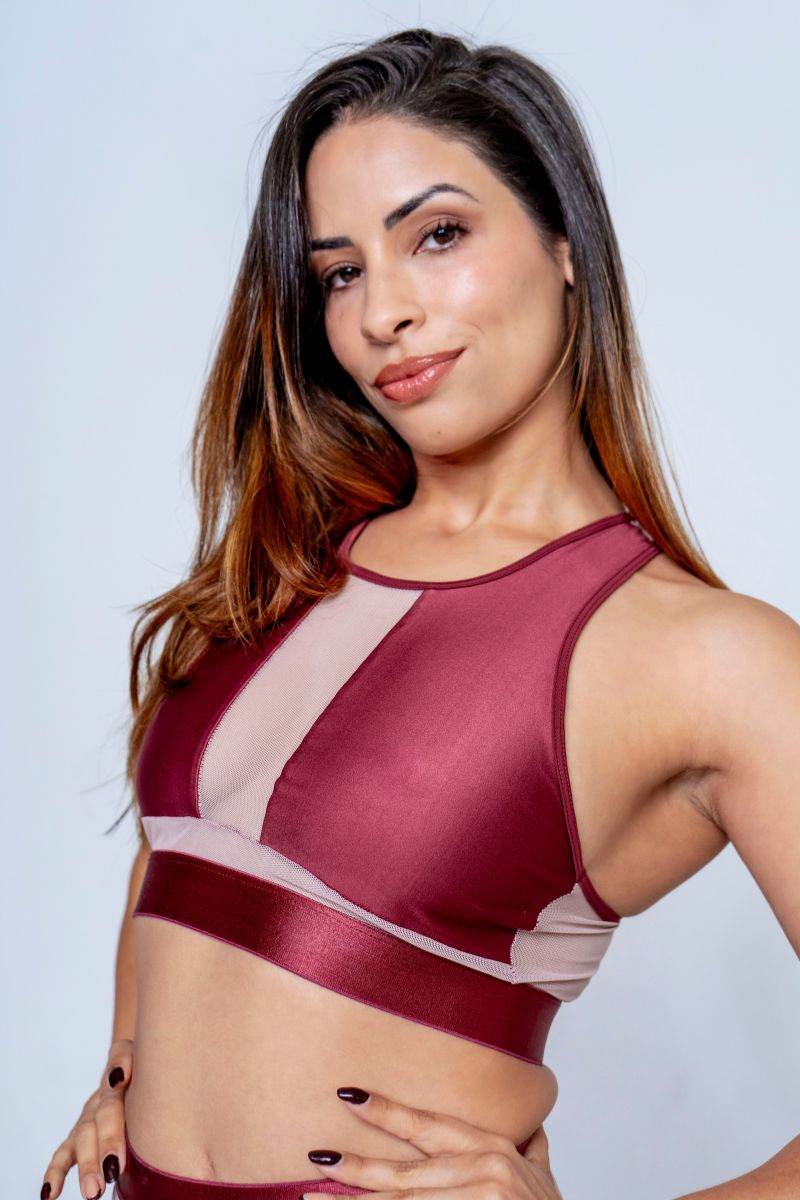 Sorte Dream Trance Top - Burgundy