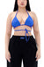 MÆD Bikini Top - Matte Electric Blue-MÆD-Pole Junkie