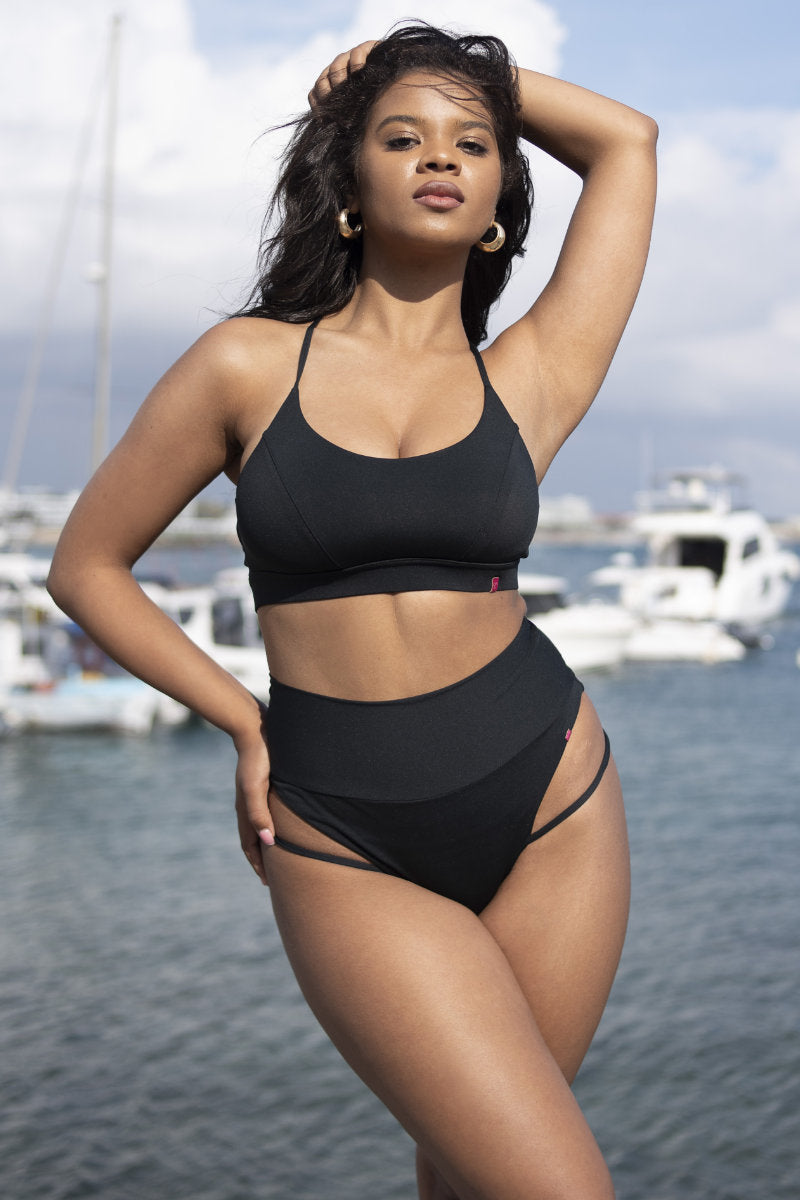Black bikini shorts sale