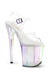 Pleaser USA Flamingo-808HT 8inch Pleasers - Holographic Clear-Pleaser USA-Pole Junkie