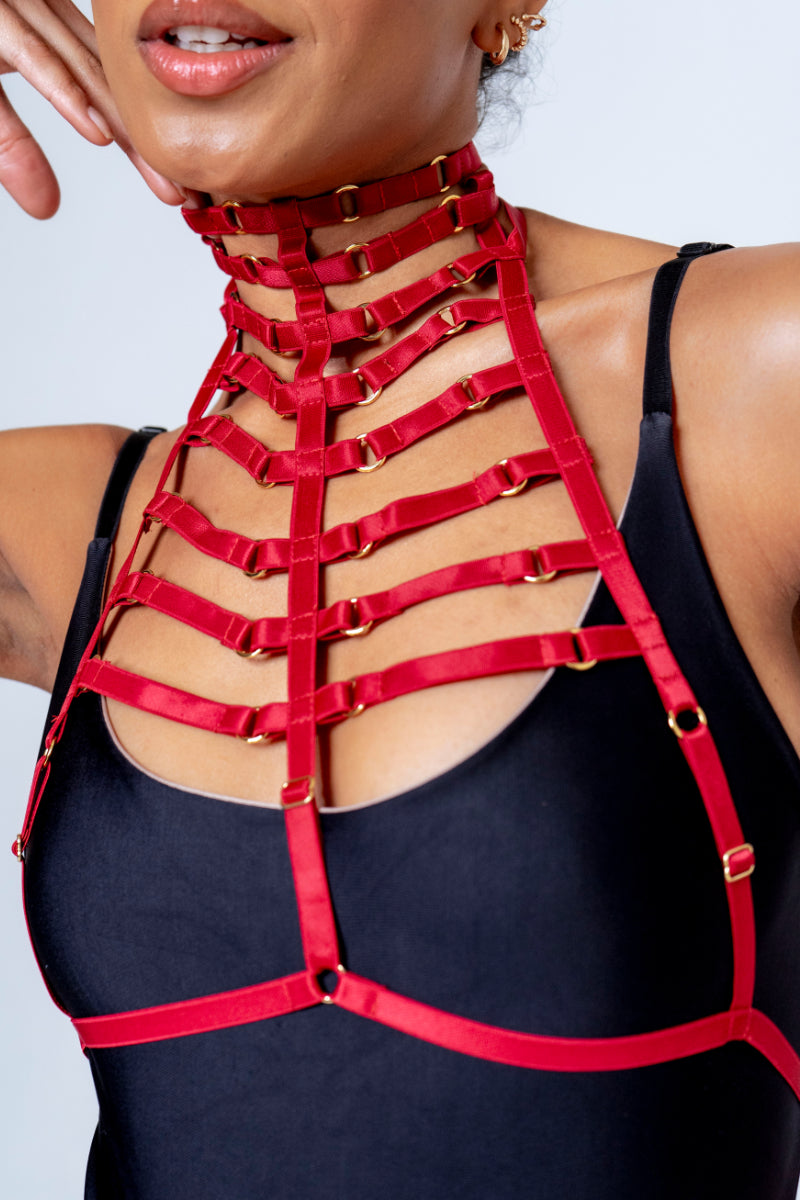 Sorte NYX Harness Top - Red