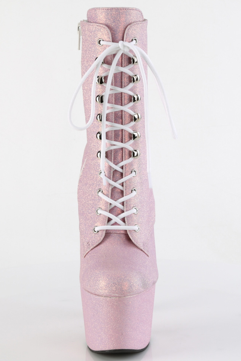 Baby pink pleaser outlet boots