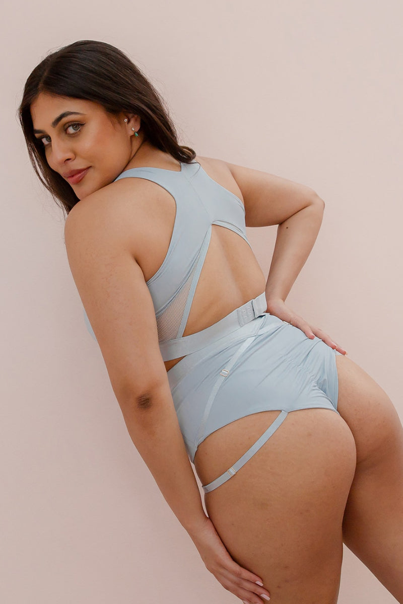 Tatiana Active Perla Top - Matte Baby Blue