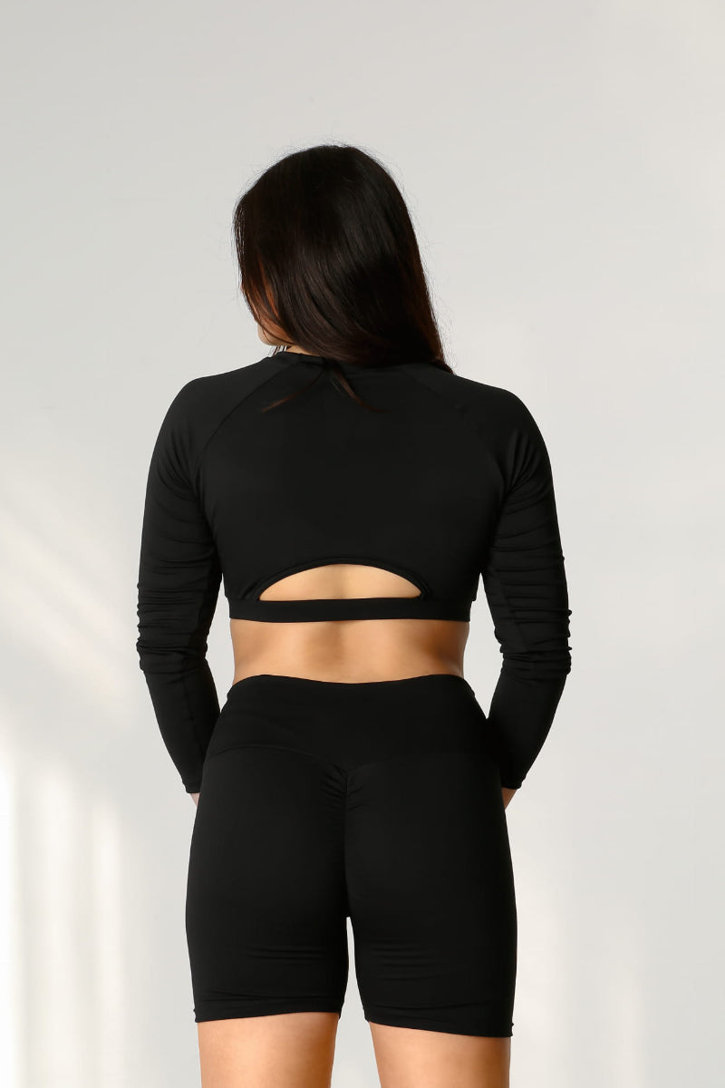 REV ACTIV Comfort Long Sleeves Top - Black