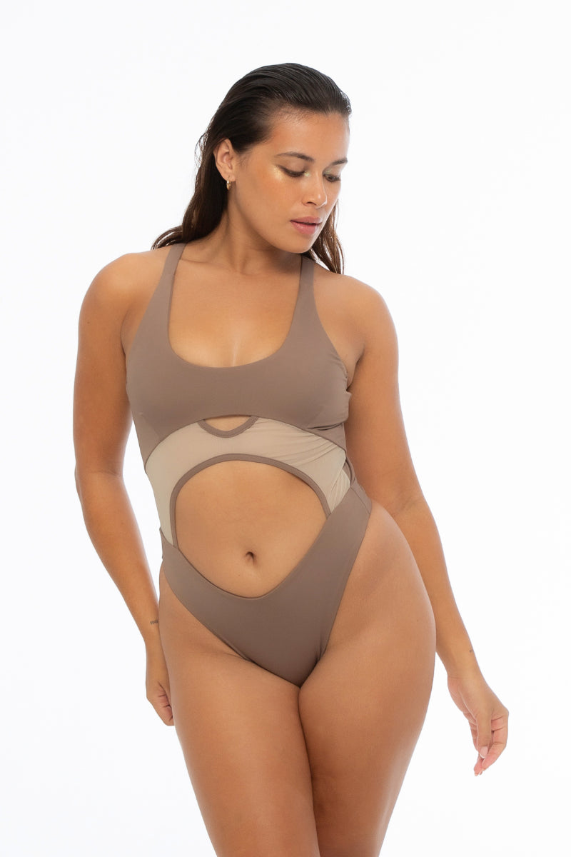 Nona Perkasa Luna Bodysuit - Mocha