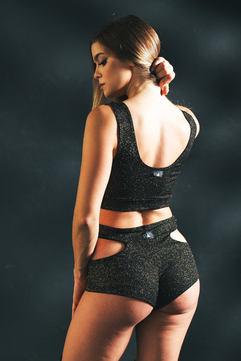 RAD Inamorata Bottoms - Black Glitter