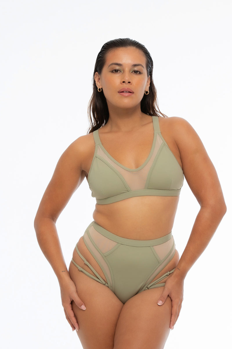 Nona Perkasa Solace Top - Light Sage