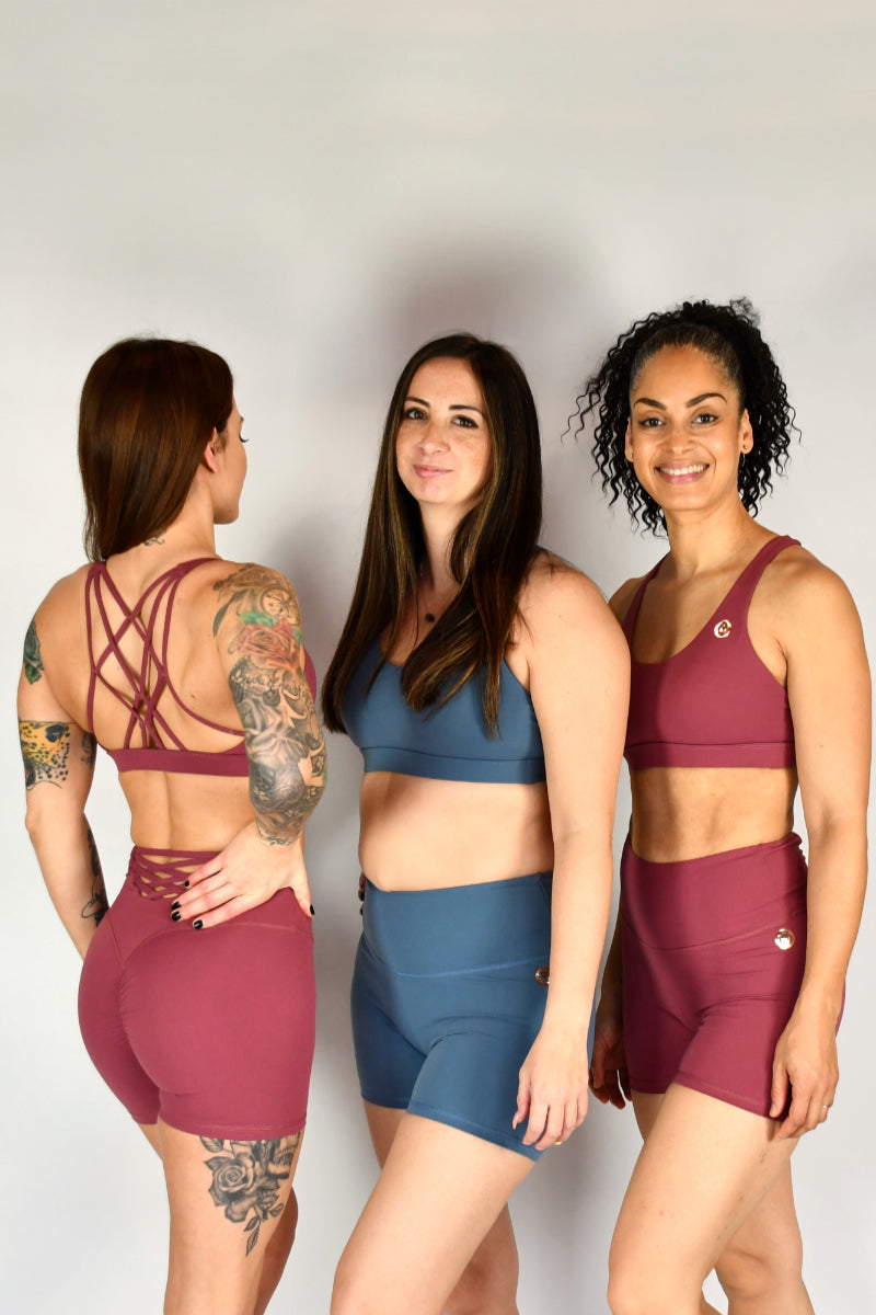 Olra Activewear Signature Sports Bra - Desert Rose