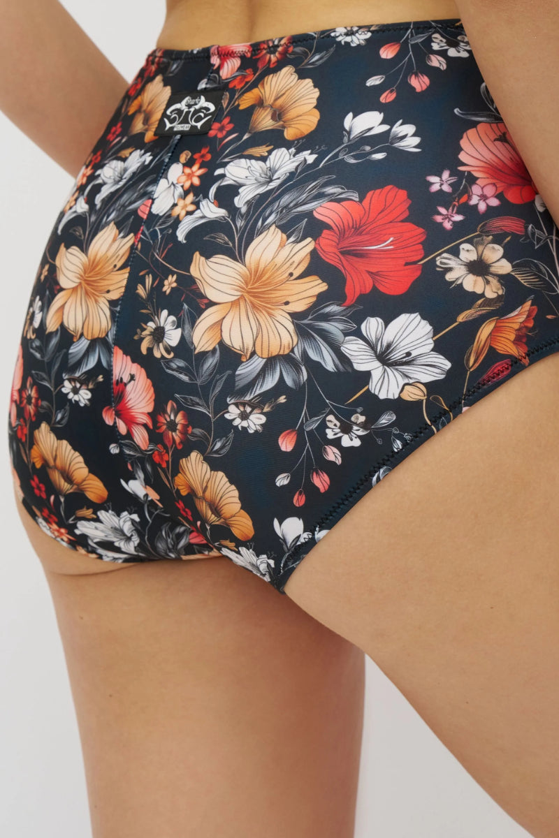 Shark Polewear High Waist Shorts - Bloom