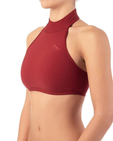 Dragonfly Lisette Top - Burgundy-Dragonfly-Pole Junkie