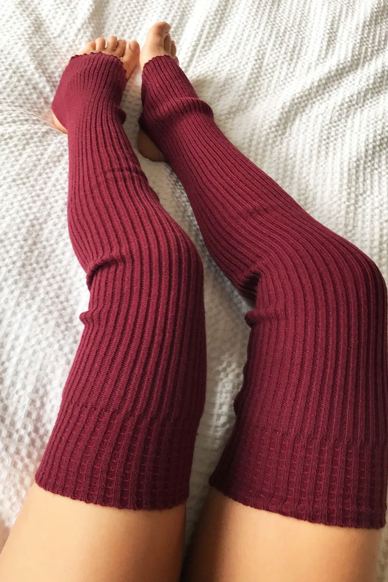 Lunalae Leg Warmers - Wine-Lunalae-Pole Junkie