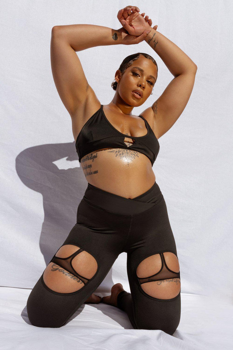 Plus size garter leggings sale