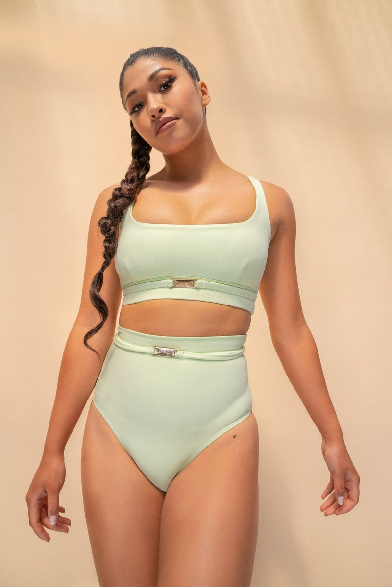 Lunalae Venus Top - Recycled Light Green-Lunalae-Pole Junkie