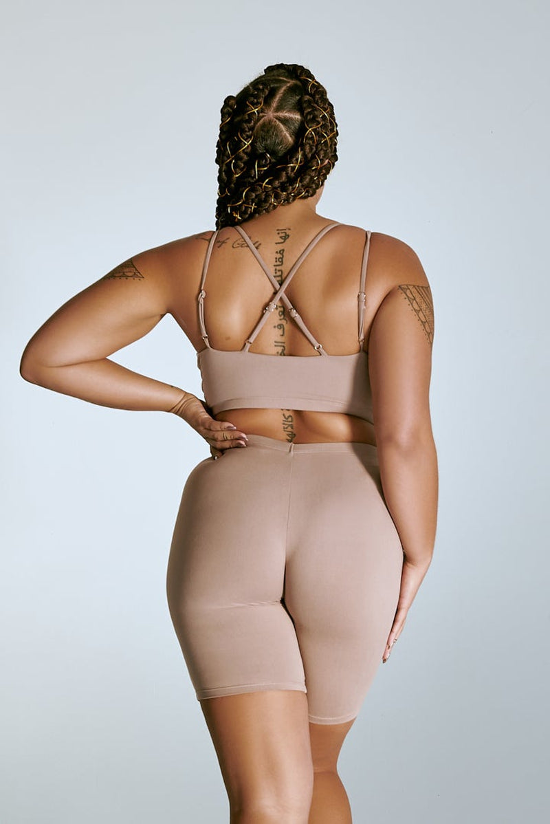 CXIX LuxLounge Triangle Top - Taupe-Creatures of XIX-Pole Junkie