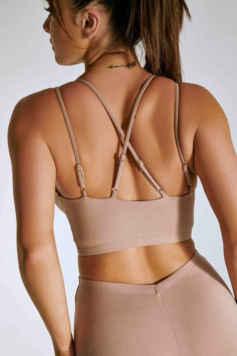 CXIX LuxLounge Triangle Top - Taupe-Creatures of XIX-Pole Junkie