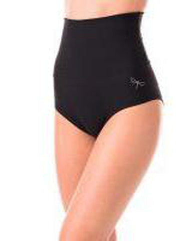 Dragonfly Betty High-Waisted Shorts - Black-Dragonfly-Pole Junkie