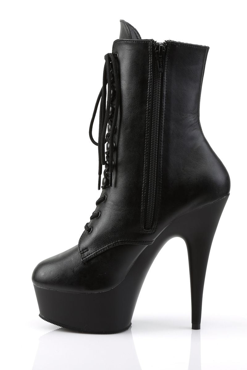 Pleaser USA Delight 1020 6inch Pleaser Boots Matte Black Pole Junkie