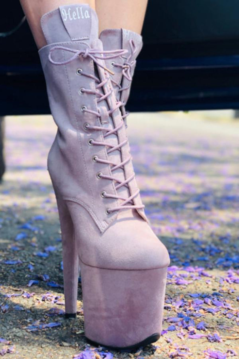 Lilac on sale heeled shoes