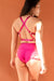 Tatiana Activewear Tokio Top - Fuchsia-Tatiana Activewear-Pole Junkie