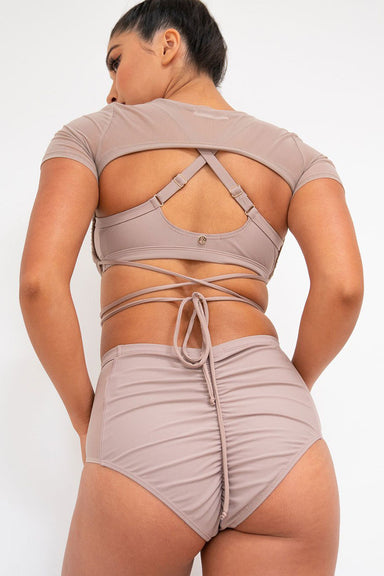 Lunalae Ember Top - Recycled Mocha-Lunalae-Pole Junkie