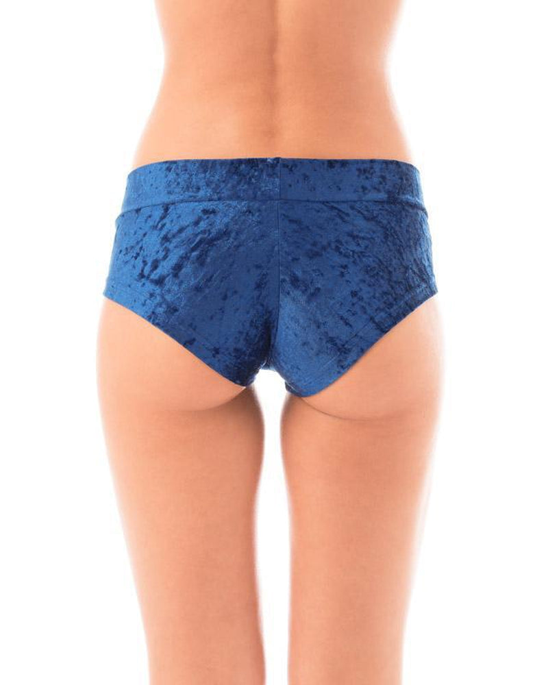 Dragonfly Hot Pants - Velvet Blue · Pole Junkie