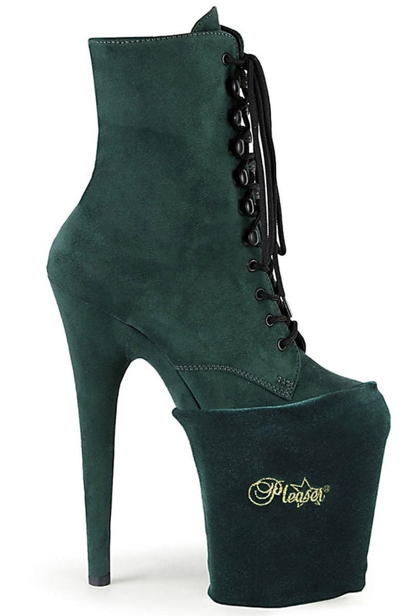 Green 2024 stripper heels